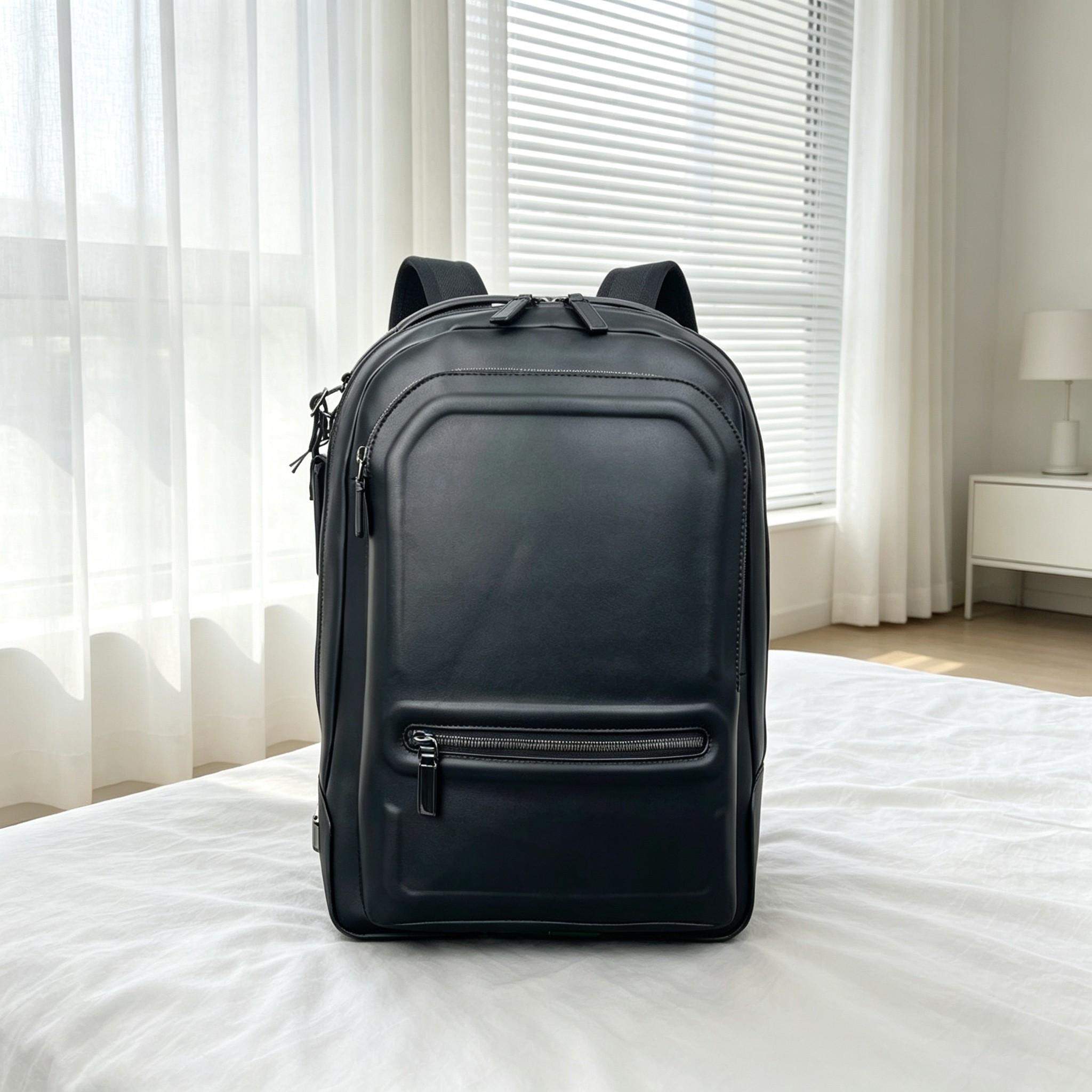 Leather Work Rucksack Mens - Business-Rucksack für Herren, Großer Tagesrucksack für