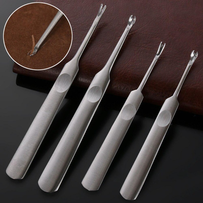 Groover Stitching Tool - 4 stücke u v-förmige Leder nähte,
