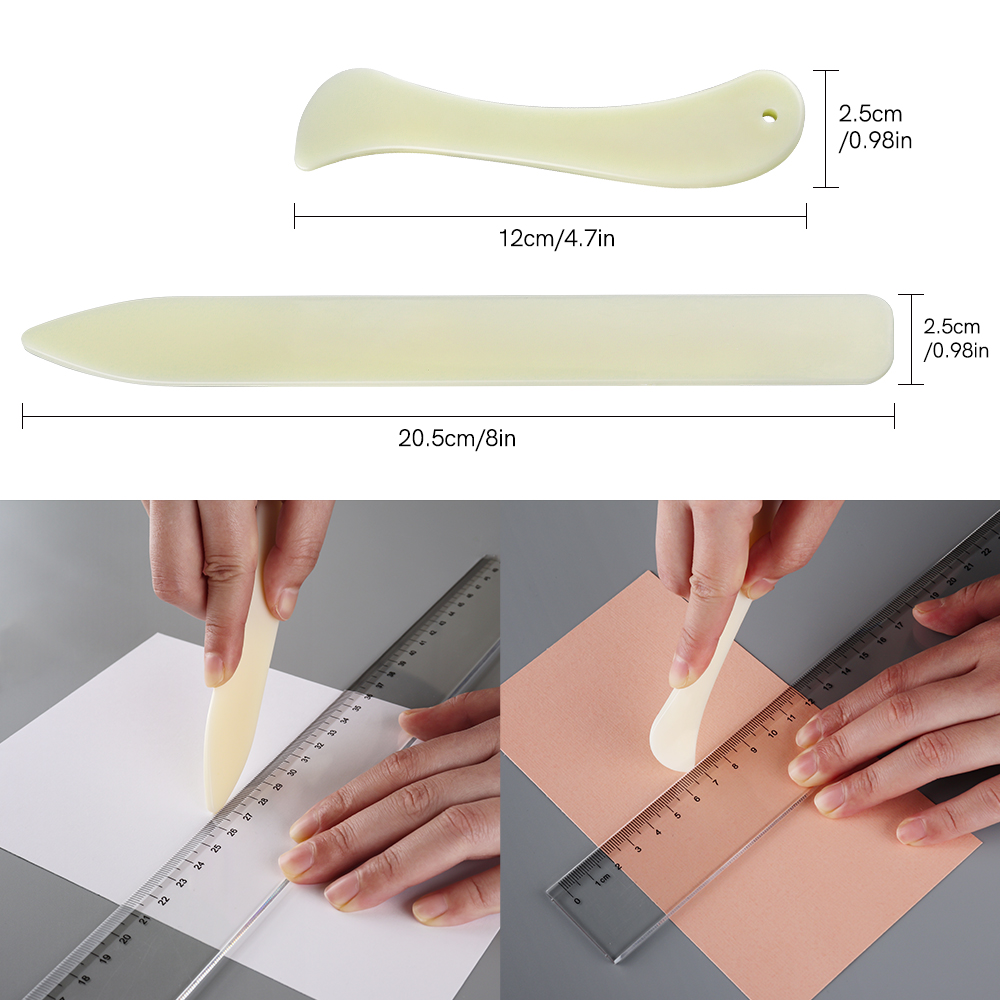 Bone Folder Tool - Papierfalter und Knochenordner zum Erstellen von