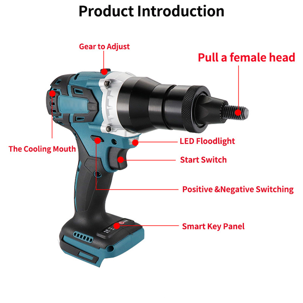 Elektrische Nietpistole, bürst – Rivet Setter Tool Bewertung und Preis