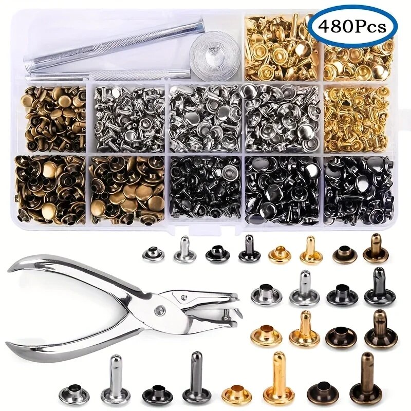 Metall-Doppelkappennieten, Nie – Rivet Setter Tool Bewertung und Preis