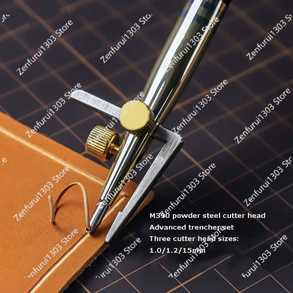 3-in-1 Leder-Rillwerkzeug-Set  – Groover Stitching Tool Bewertung und Preis